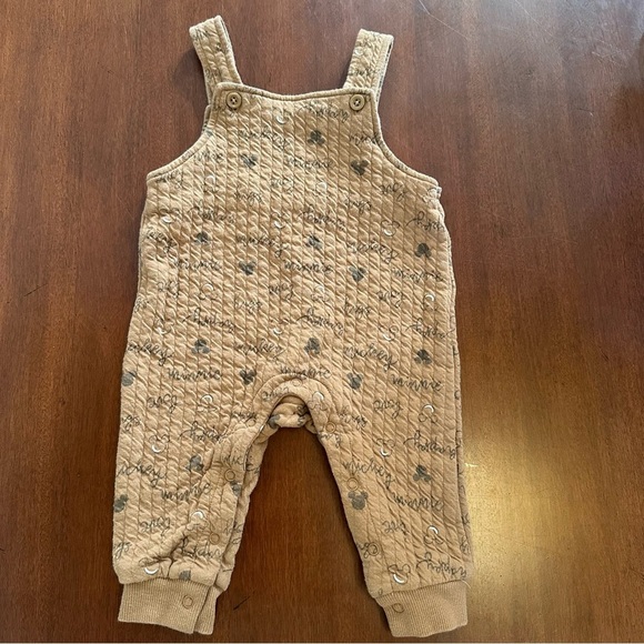 🌟3/$20🌟 Disney Baby Mickey Minnie Ears Overalls 3-6M - Picture 5 of 6